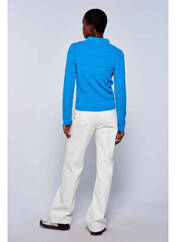 Gilet manches longues bleu ASTRID BLACK LABEL pour femme seconde vue