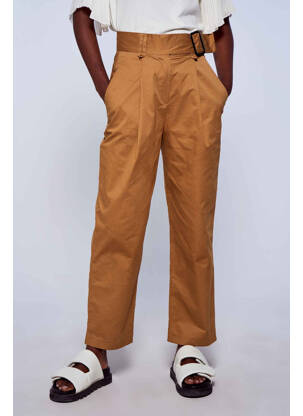 Pantalon chino marron ASTRID BLACK LABEL femme