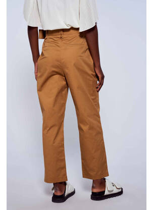 Pantalon chino marron ASTRID BLACK LABEL femme