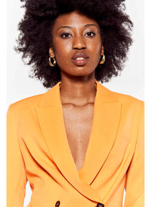Blazer orange ASTRID BLACK LABEL femme