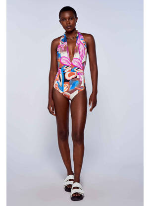 Maillot de bain 1 pièce multicolore ASTRID BLACK LABEL femme