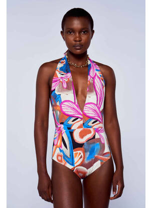 Maillot de bain 1 pièce multicolore ASTRID BLACK LABEL femme