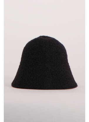 Bonnet noir ASTRID BLACK LABEL femme