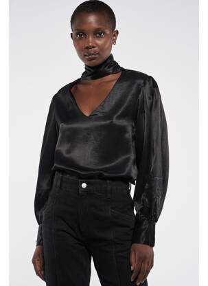 Chemisier noir ASTRID BLACK LABEL femme