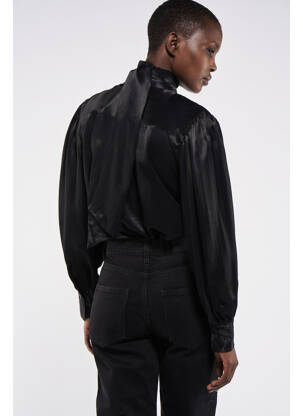 Chemisier noir ASTRID BLACK LABEL femme