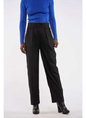 Pantalon chino noir ASTRID BLACK LABEL femme