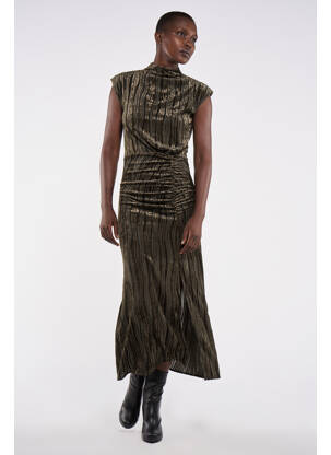 Robe longue vert ASTRID BLACK LABEL femme