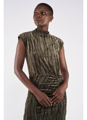 Robe longue vert ASTRID BLACK LABEL femme