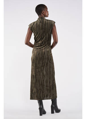 Robe longue vert ASTRID BLACK LABEL femme