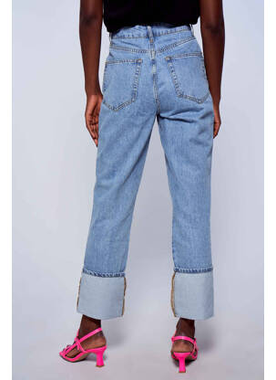 Jeans coupe droite bleu ASTRID BLACK LABEL femme