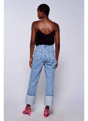 Jeans coupe droite bleu ASTRID BLACK LABEL femme