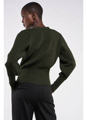 Gilet manches longues vert ASTRID BLACK LABEL pour femme seconde vue