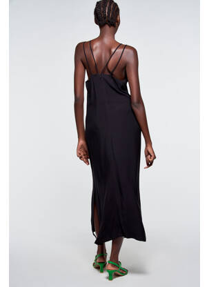 Robe longue noir ASTRID BLACK LABEL femme