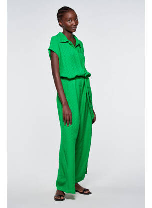 Combi-pantalon vert ASTRID BLACK LABEL femme