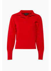 Polo rouge ASTRID BLACK LABEL pour femme seconde vue