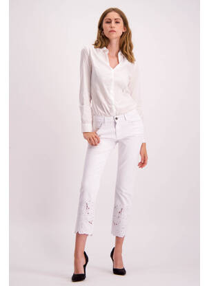 Jeans skinny blanc ASTRID BLACK LABEL femme