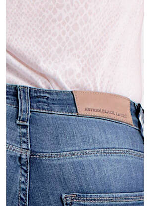 Jeans coupe slim bleu ASTRID BLACK LABEL femme