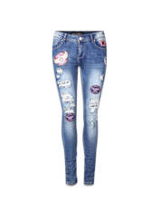 Jeans skinny bleu HAILYS pour femme seconde vue