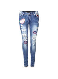 Jeans skinny bleu HAILYS femme