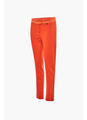 Pantalon chino orange AMELIE & AMELIE pour femme seconde vue