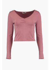 Top rose HAILYS pour femme seconde vue
