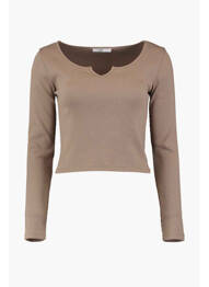 Top beige HAILYS femme