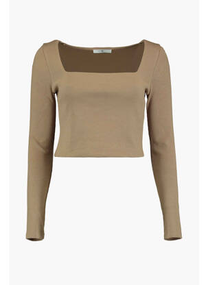 Pull marron HAILYS femme