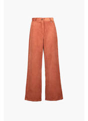 Pantalon droit orange AMELIE & AMELIE pour femme seconde vue