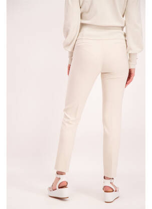 Jeans coupe slim beige AMELIE & AMELIE femme