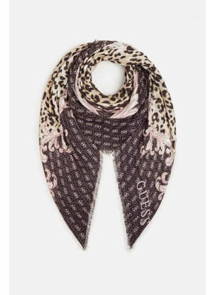 Foulard marron GUESS femme