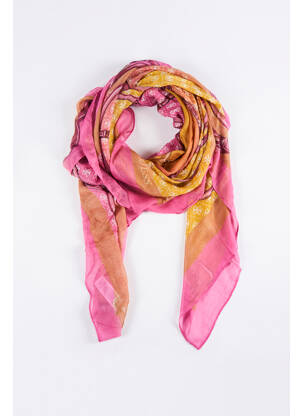 Foulard rose GUESS femme