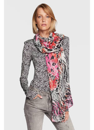 Foulard rose GUESS femme