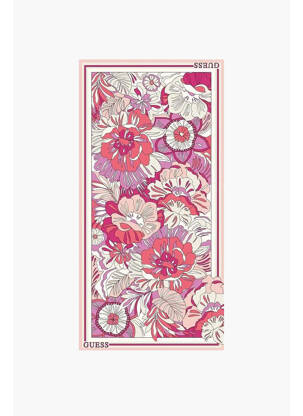 Foulard rose GUESS femme