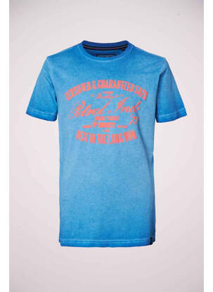 T-shirt bleu PETROL INDUSTRIES pour garçon
