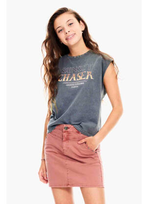 T-shirt gris GARCIA fille