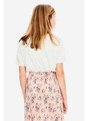 T-shirt blanc GARCIA pour fille seconde vue