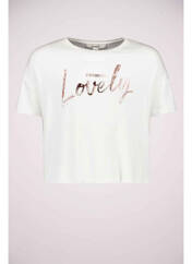 T-shirt blanc GARCIA pour fille seconde vue