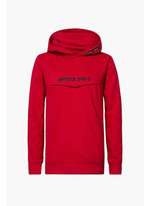 Sweat-shirt à capuche rouge PETROL INDUSTRIES pour garçon