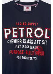 T-shirt bleu PETROL INDUSTRIES pour garçon seconde vue