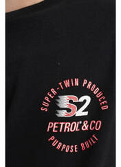 T-shirt noir PETROL INDUSTRIES pour garçon seconde vue