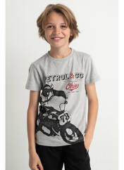 T-shirt gris PETROL INDUSTRIES pour garçon seconde vue