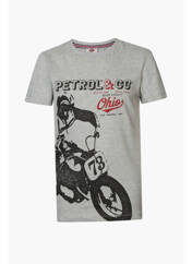 T-shirt gris PETROL INDUSTRIES pour garçon seconde vue