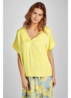 Chemisier jaune BELLITA femme