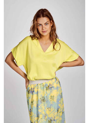 Chemisier jaune BELLITA femme