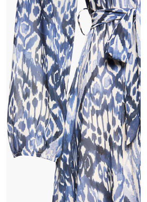 Robe longue bleu ZABAIONE femme