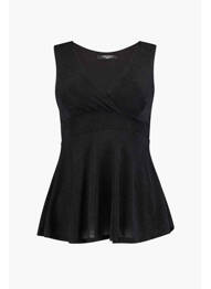 Chemisier noir ZABAIONE femme
