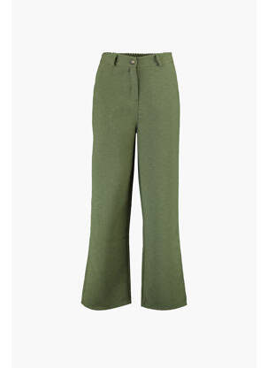 Pantalon droit vert ZABAIONE pour femme