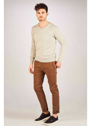 Pantalon chino marron BRUCE & BUTLER  homme