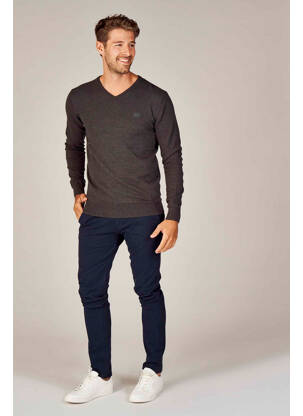 Pantalon chino bleu BRUCE & BUTLER  homme