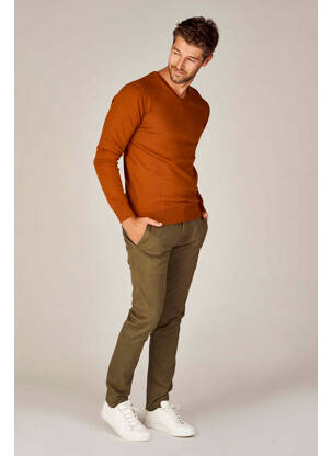Pantalon chino vert BRUCE & BUTLER  homme
